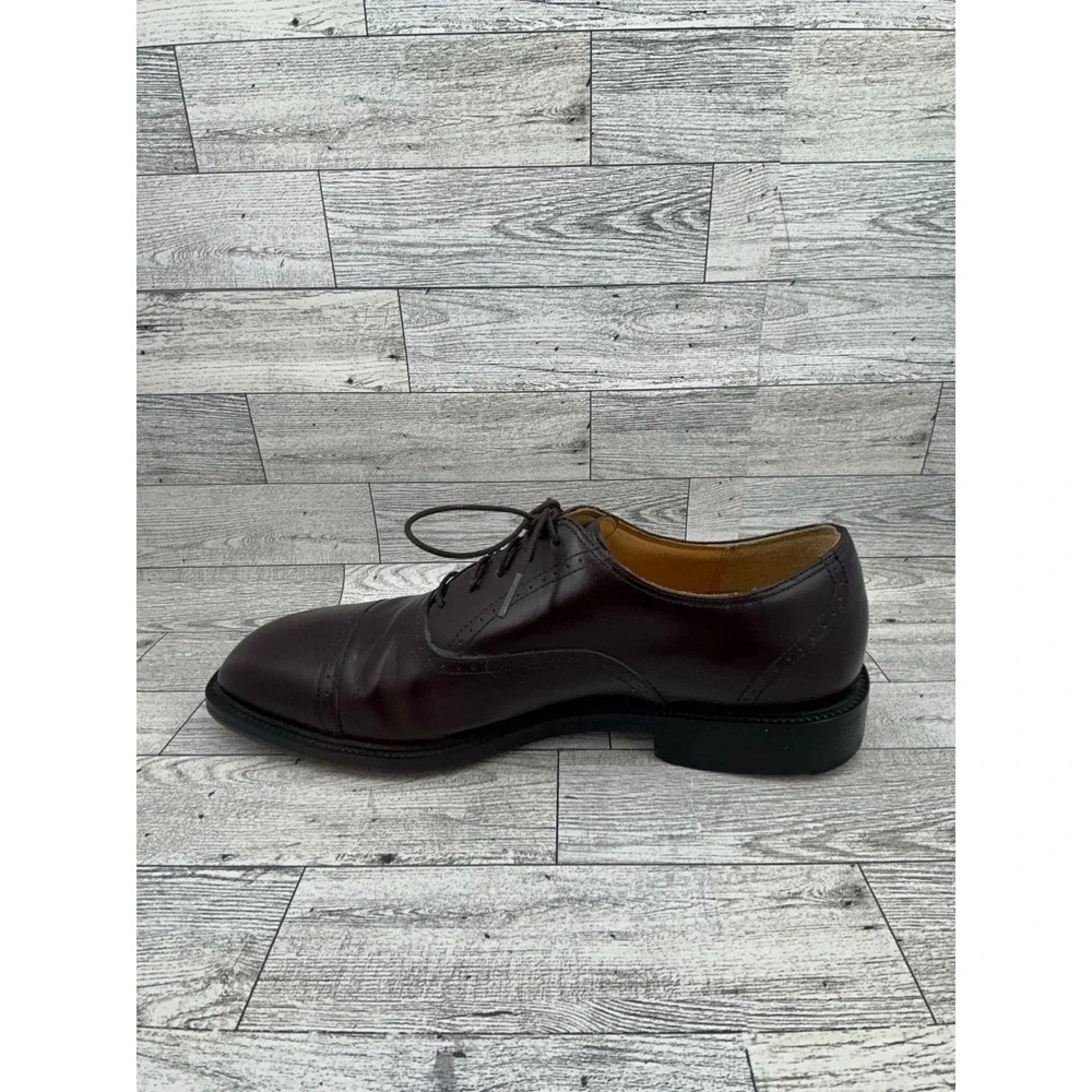 Rockport Mens APM1141E Leather Dress Shoes Oxfords Burgundy Size‎ 9M